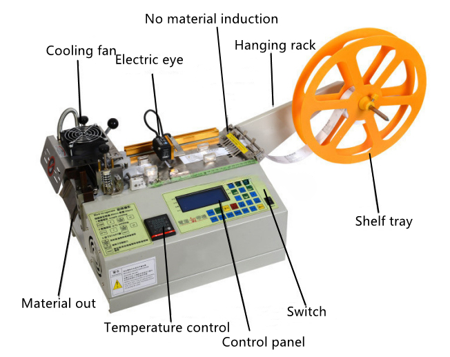 Découpe bande automatique chaud-froid avec capteur